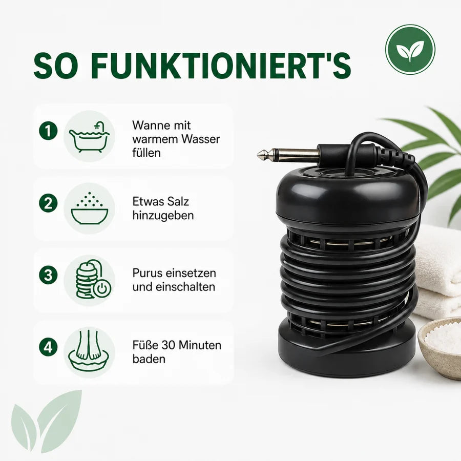 Purus Detox Fußbad – Sanfte Entgiftung